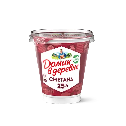 Сметана 25%, 300 г