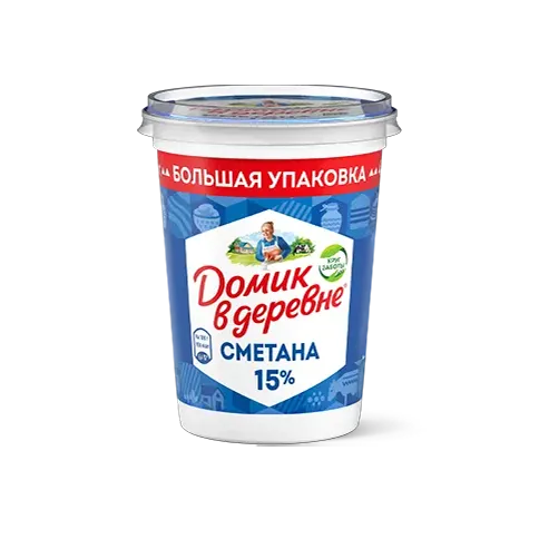 Сметана 15%, 450 г